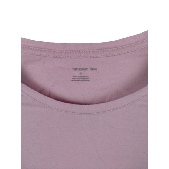 Essentials Misses Medium Light Pink Short Sleeve Crew Neck T-Shirt - Picture 2 of 5